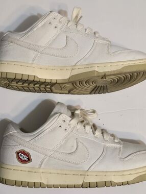 Nike Dunk Low “The Future Is Equal” White Canvas Sneakers Women’s 7.5